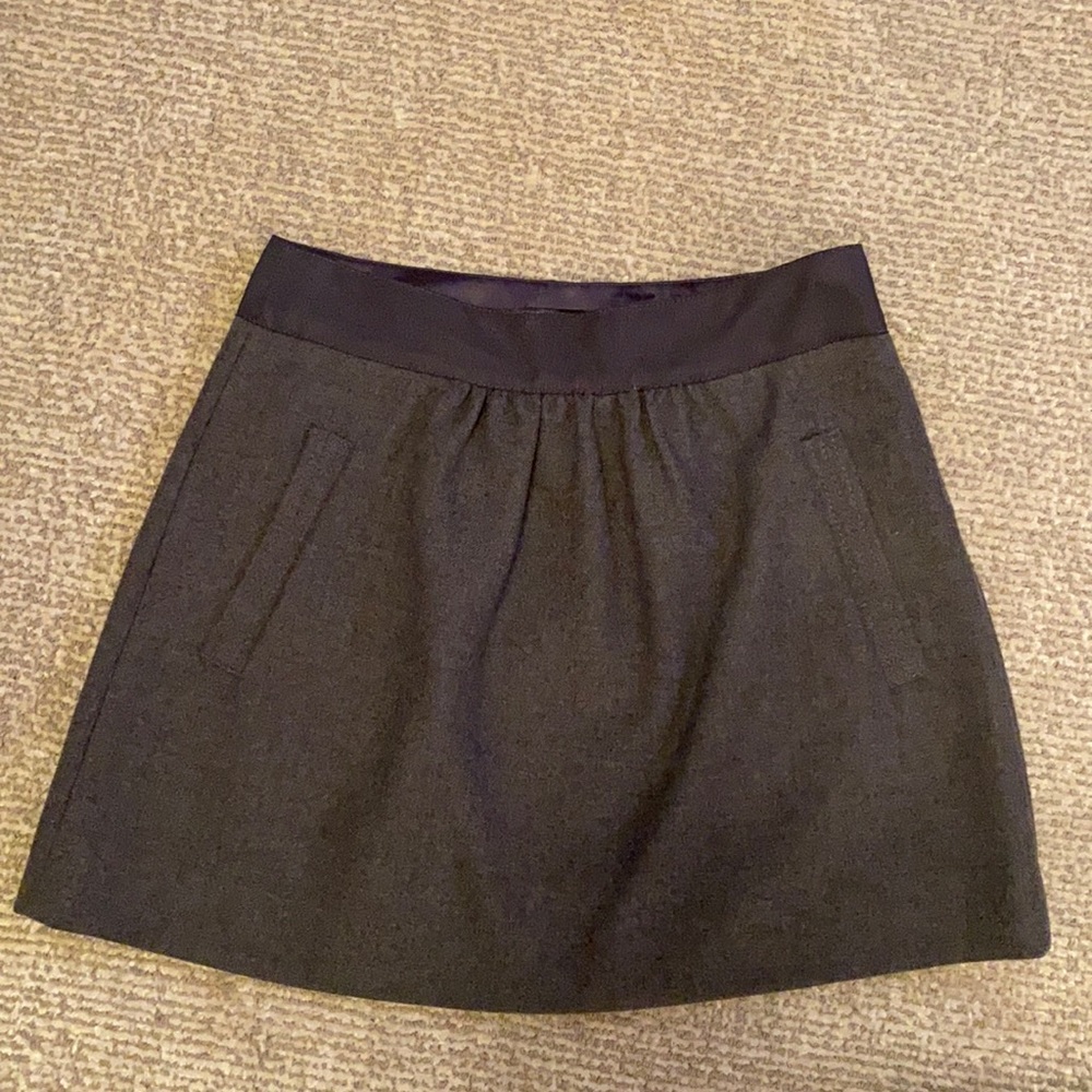 Wool and Grosgrain skirt